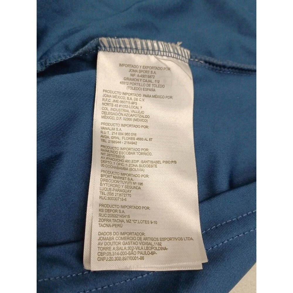 Joma Ford Hixson Sponsors Has It Crew Neck T-Shirt Blue Youth M  (8)
